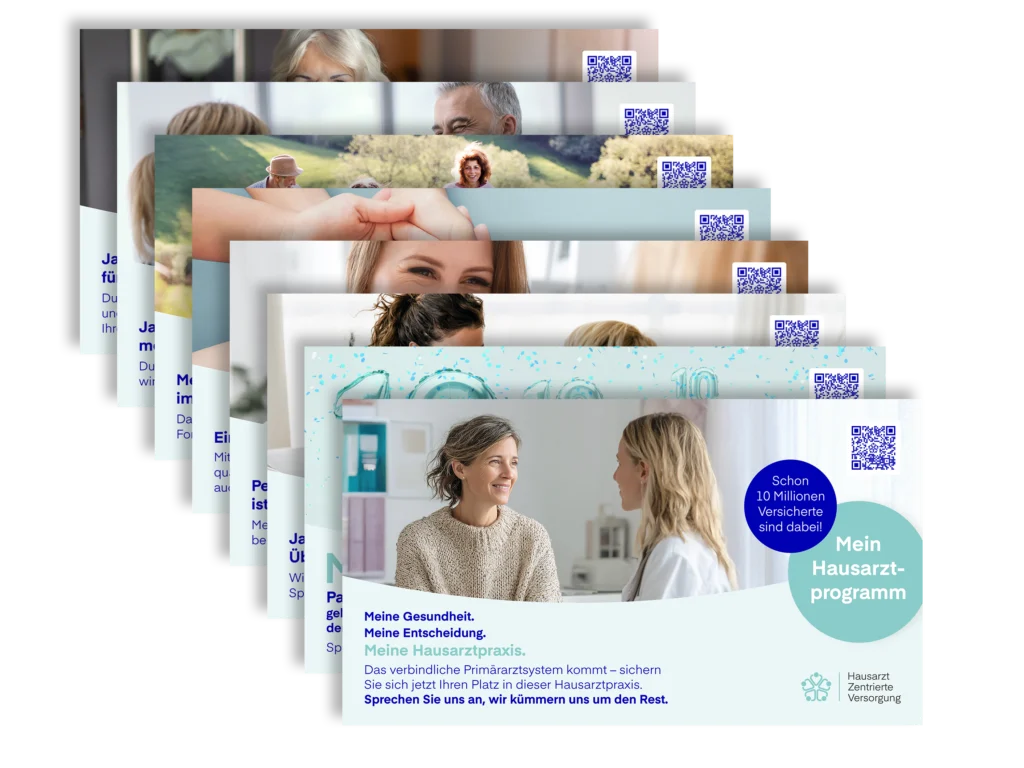 TV-Screens Powermonat für Hausarztpraxis